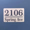 Address Number Signs