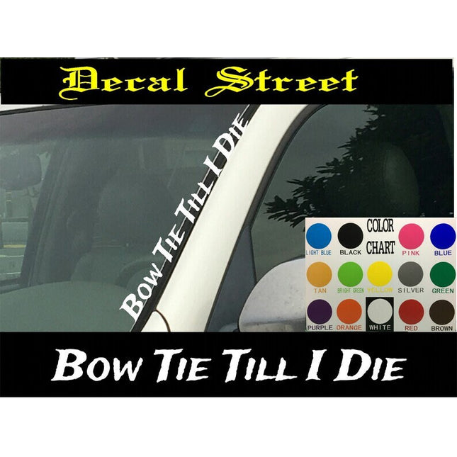Red Bow Windshield Decals