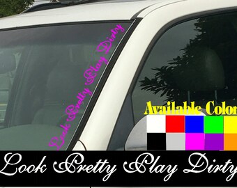 4" x 24" Custom Personalized Car Vinyl Decals